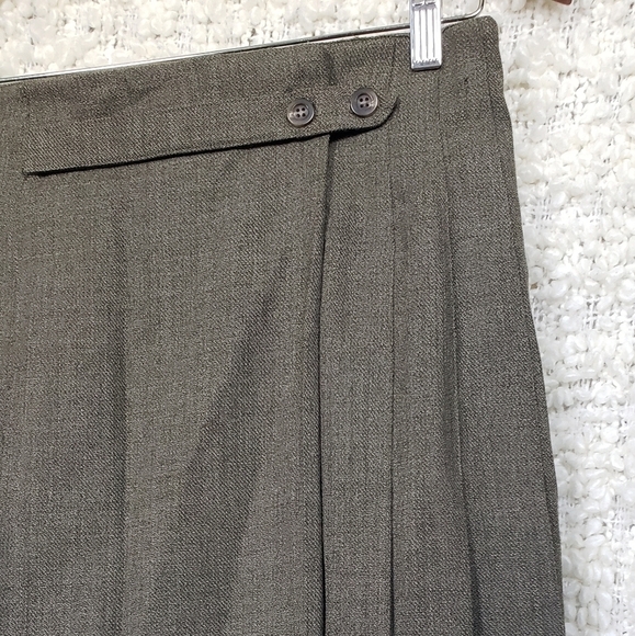 Anne Klein Gray Midi Skirt - Picture 3 of 7